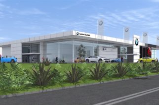 DEVELOPMENT: A concept drawing for the new BMW dealership site on Te Irirangi Drive. Photo supplied.